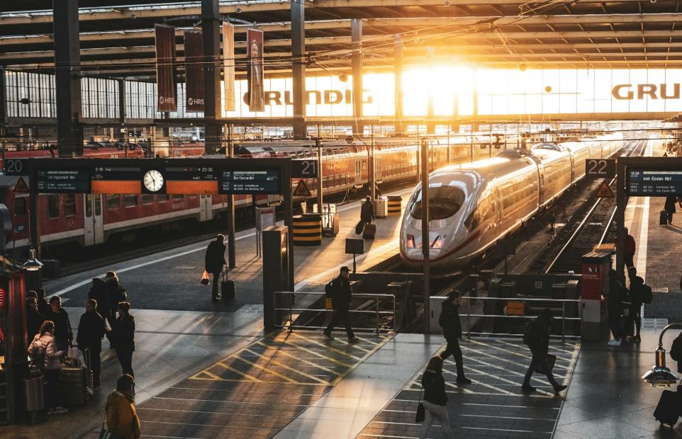people walking on train station during daytime